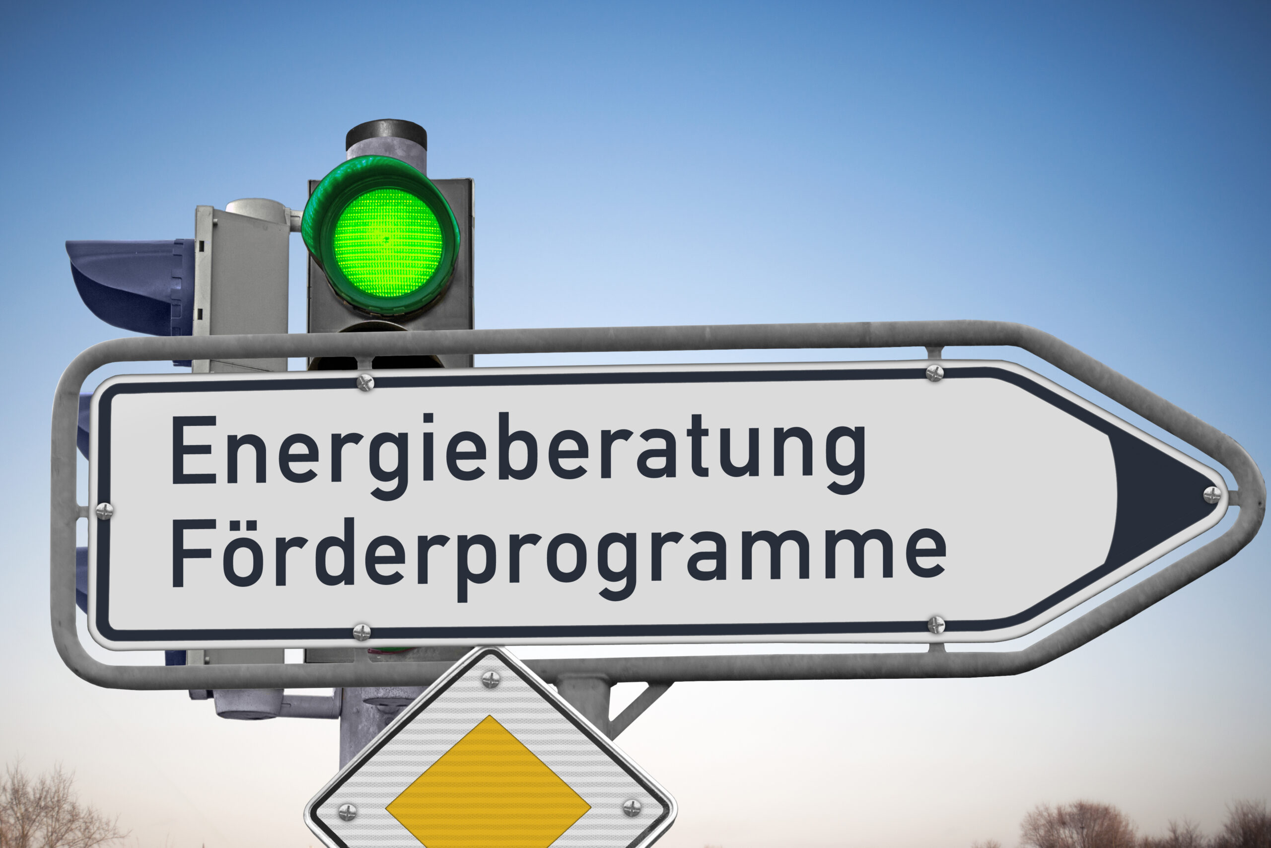 Signal auf Grün für "Energieberatung, Förderprogramme" (Symbolbild)